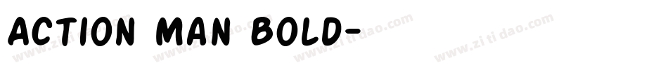 Action Man Bold字体转换